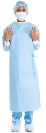 Gown Surgical Non-Reinforced with Towel ULTRA X-Large Blue Sterile AAMI Level 3 Disposable by O&M Halyard  ID 95121